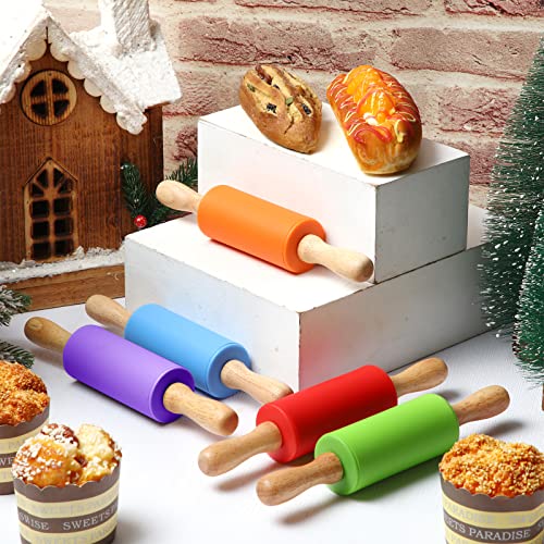 10 Pcs 9 Inch Mini Rolling Pins