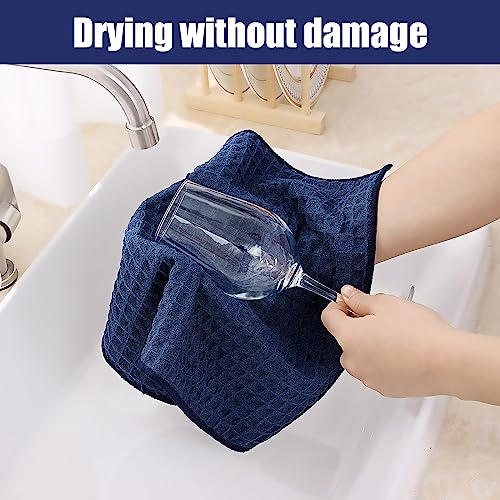 Microfiber Waffle Weave Kitchen Dish Cloths (6 Count)
