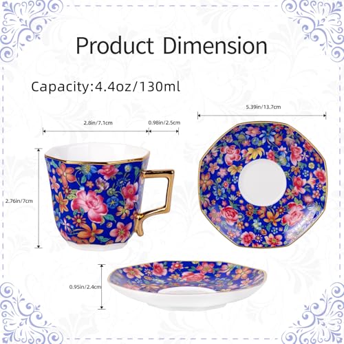 Tea Cup and Saucer (2 Count)