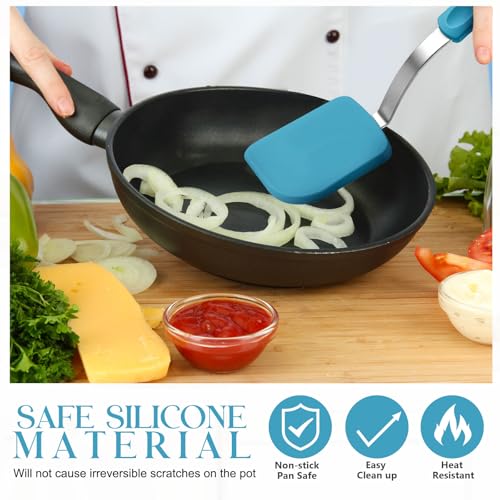 2 Pcs Mini Silicone Cookie Brownie Spatula (2 Count)