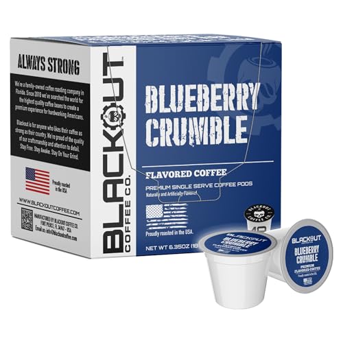 Blackout Coffee Blueberry Crumble Coffee Pods (18 Count)
