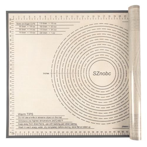 Silicone Pastry Mat 36X24 inch Baking Mat for Rolling Dough