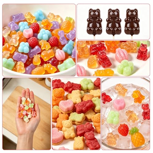 Gummy Candy Molds with 2pcs Droppers (3 Count)