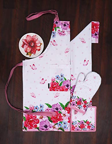Cotton Aprons for Women with Pocket