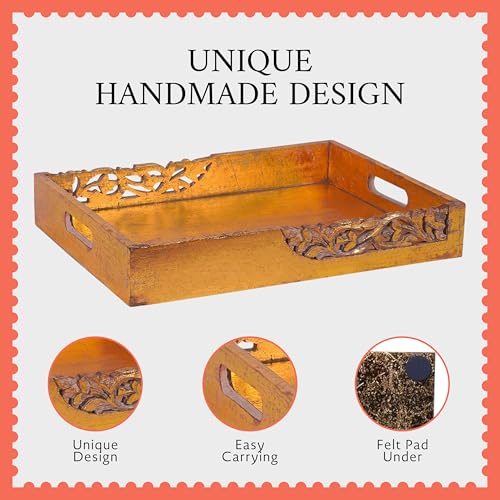Flourish Mango Wood Serving Tray