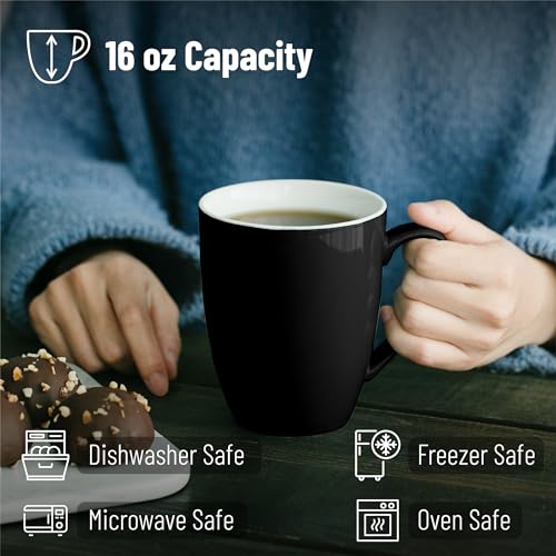 BTaT Porcelain Coffee Mugs Set (4 Count)