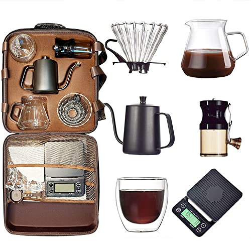 All in One Travel and Camping Coffee Makers Set