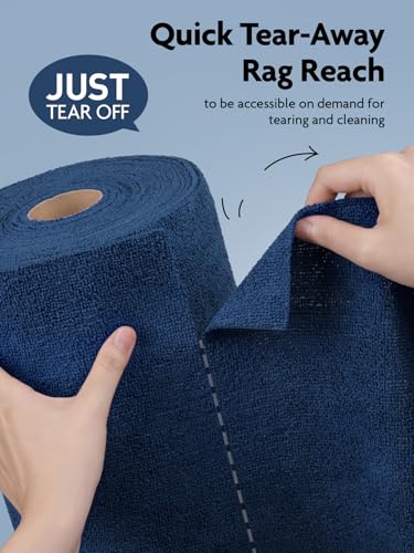 Microfiber Cleaning Cloth Roll (75 Count)