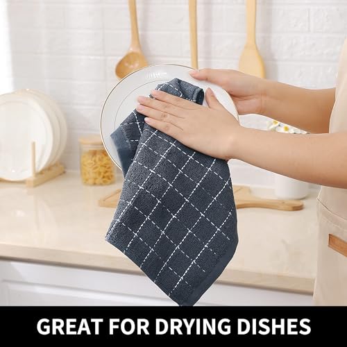 100% Cotton Terry Kitchen Dish Cloths (12 Count)
