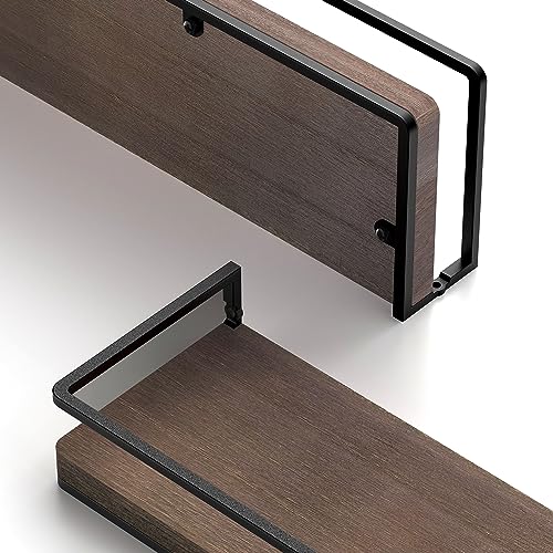 Floating Shelves Wall Mounted Set of 2 (2 Count)