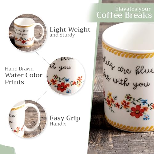 Coffee Mug with Handles Tea Cups