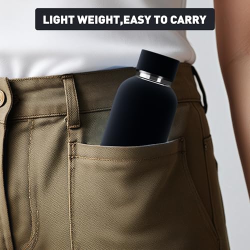 Small Water Bottle 12oz with Clip