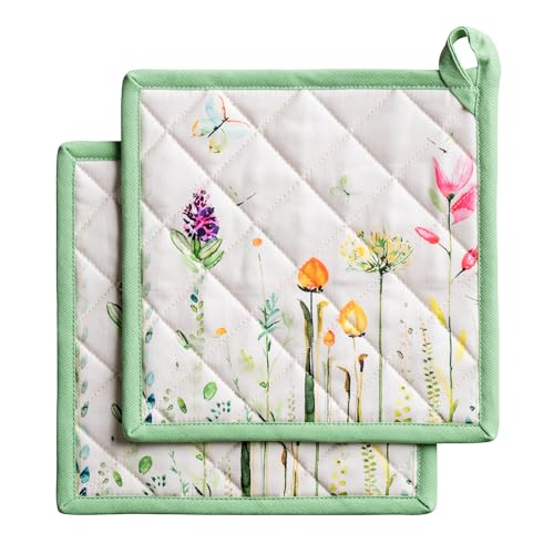 Pot Holders 100% Cotton Potholders (2 Count)