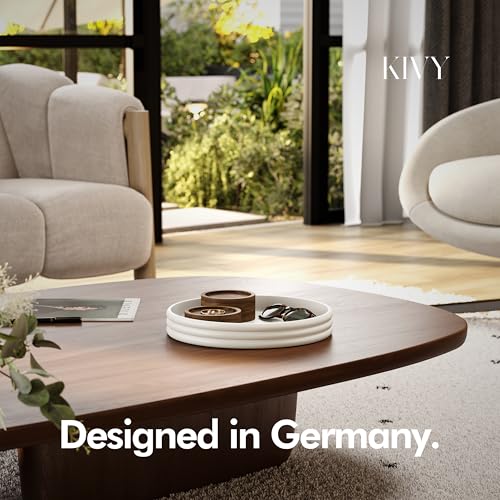 Round Decorative Concrete Tray 11x1
