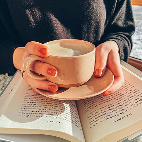 Mora Ceramics 8oz Cappuccino Mug Set of 4 (4 Count)