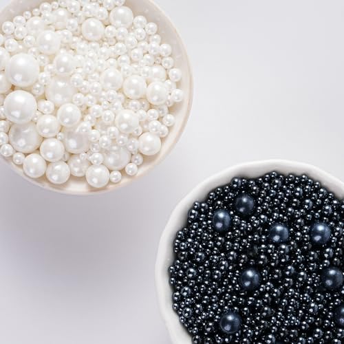 Edible Black and White Sprinkles (4.2 Ounce)