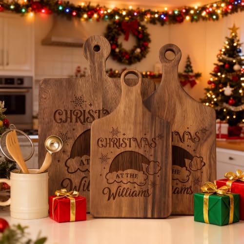 Engraved Christmas Cutting Board