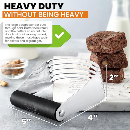 Stainless Steel Dough Blender & Biscuit Cutter Set for Baking