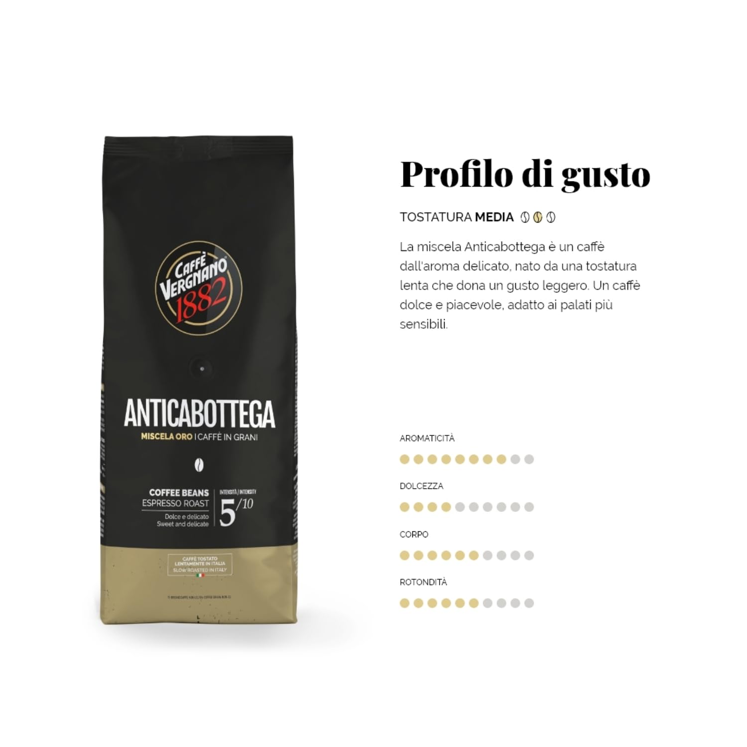 Caffe Vergnano Whole Bean Coffee (35.27 Ounce)
