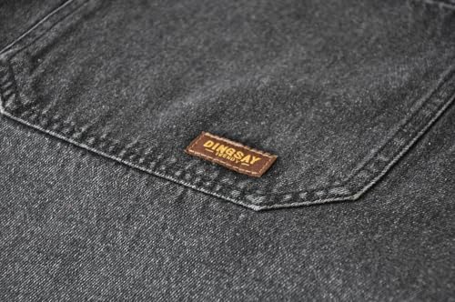 Black Denim Kitchen Cooking Apron with Pockets for Men Women