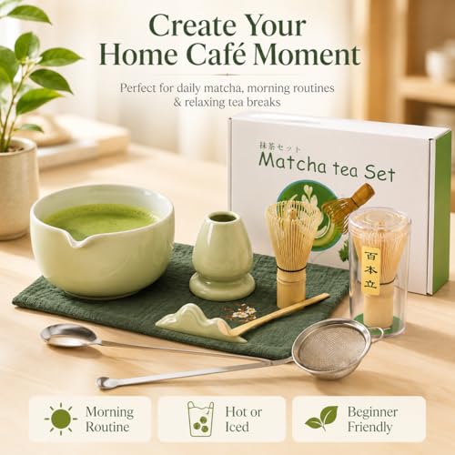 Matcha Whisk Set with Bowl