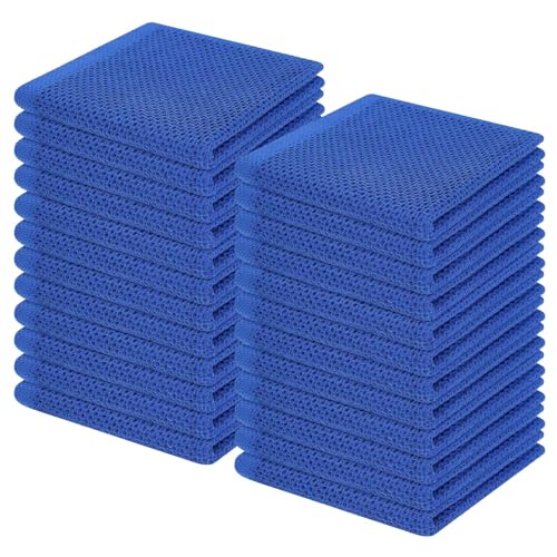 100% Cotton Waffle Weave Kitchen Dish Cloths 24 (24 Count)
