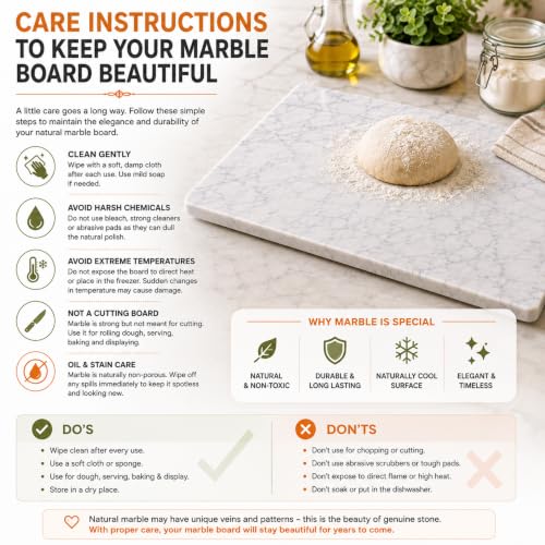 Marble Cheese & Pastry Cutting Board
