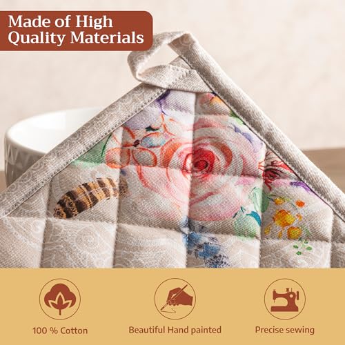 Pot Holders 100% Cotton Potholders (2 Count)