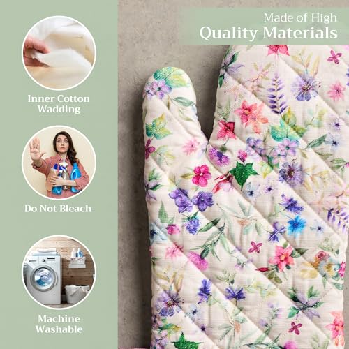 Maison d'Hermine Oven Gloves 100% Cotton Oven Mitt