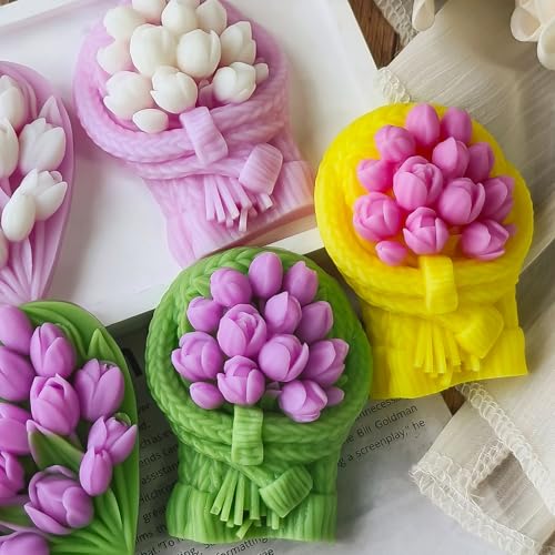 Tulip Flower Candle Mold