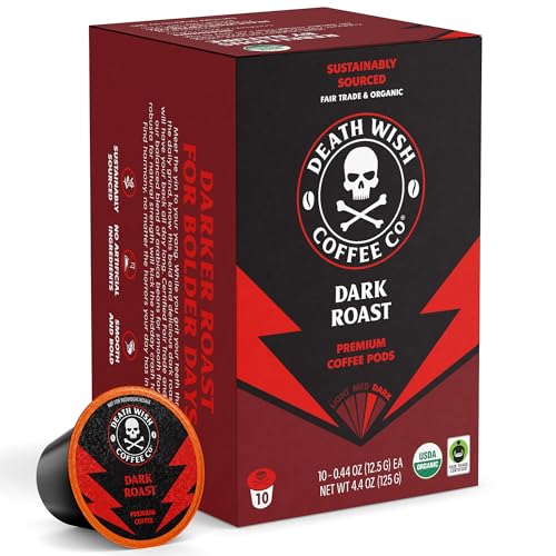 Dark Roast Single Serve Coffee Pods (10 Count)
