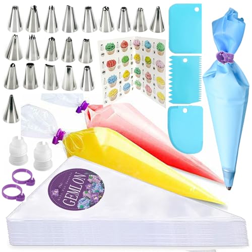 Piping Bags and Tips Set
