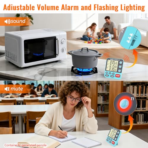 Digital Dual Kitchen Timer