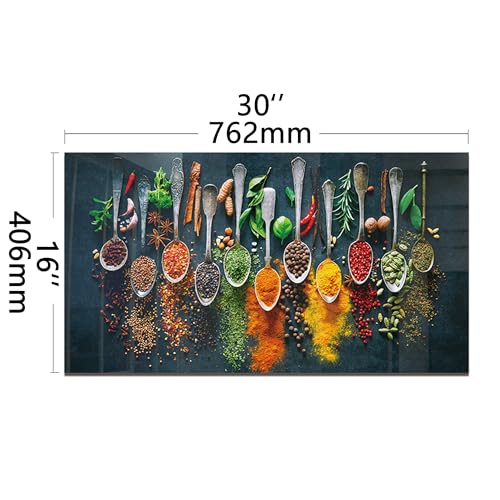 Tempered Glass Backsplash for Kitchen