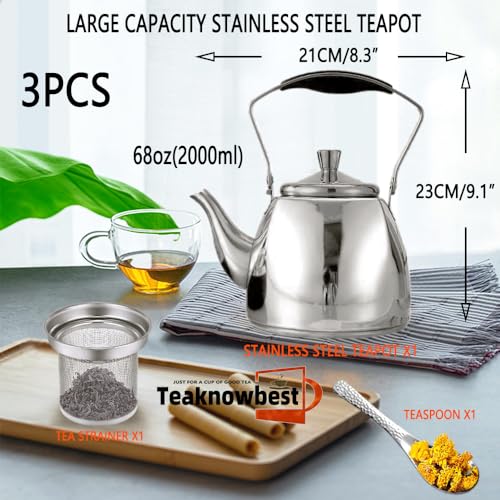 Stainless Steel Teapot with Infuser
