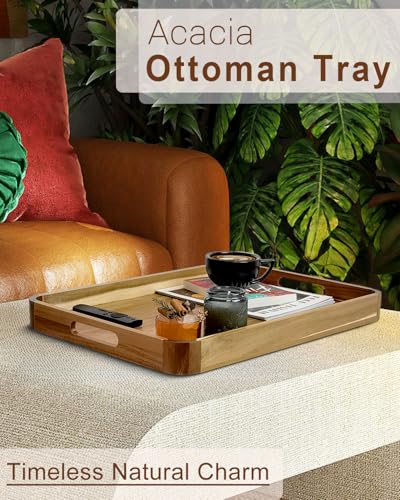 22 Inch Wooden Serving Tray