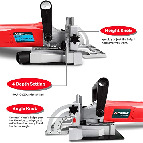 Biscuit Cutter Plate Joiner 8.5 Amp With No. 0 Wood