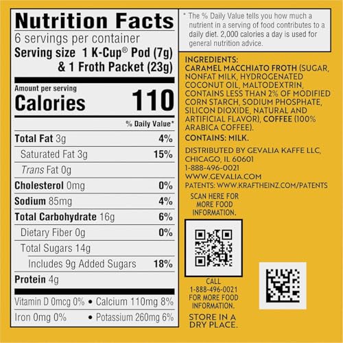 Frothy 2 Step Caramel Macchiato Espresso K (6 Count)