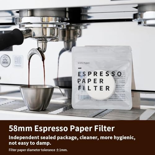58mm Espresso Paper Filters for Portafilter Baskets (1000 Count)