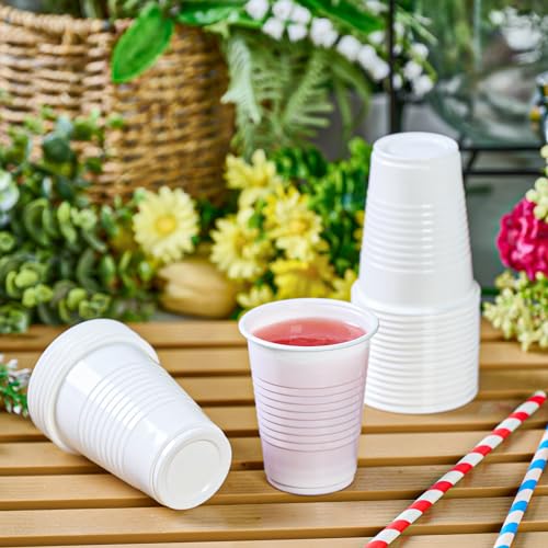 2000 Pack 5 oz White Plastic Cups (2000 Count)