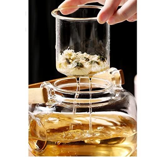 High Temperature Resistant Glass Teapot Electric Pottery Stove Small Single Brewing Tea Set Flower Tea Tea Set Kettle