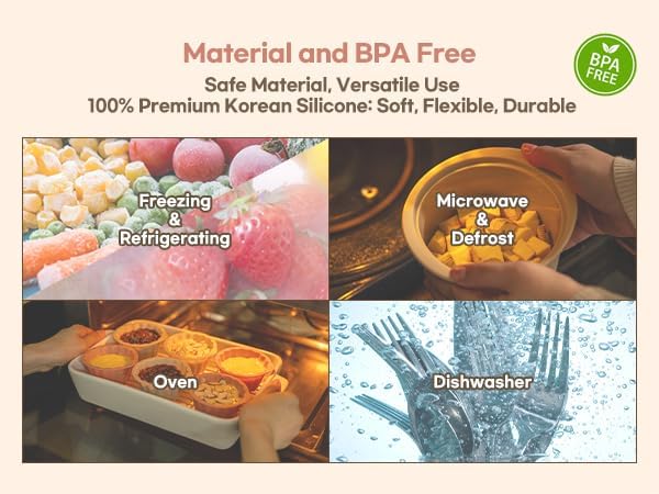 Microwave Silicone Steamer for Baby Food, Made In Korea, Oven & Dishwasher Safe to 482°F, Easy Clean, Microwave Pot with Handle & Lid, 100% Food Grade Steamer Bowl (Terracotta Rose, 27.1oz (800ml)) - Blissbrew