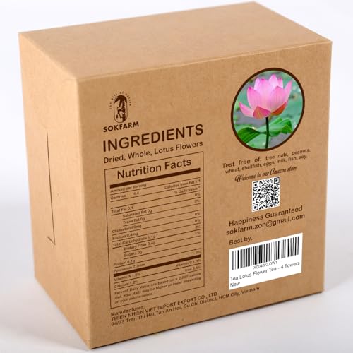 Lotus Flower Tea Bloom Flowering Teas (4 Count)