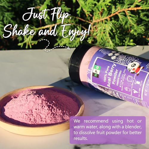 Freeze Dried Acai Berry Powder 7 Oz (7 Ounce)
