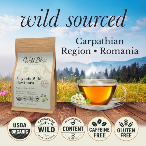 Organic Hawthorn Tea (100 Count)
