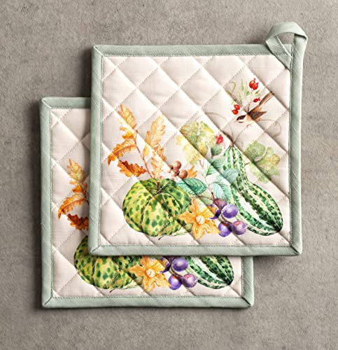 Pot Holders 100% Cotton Potholders (2 Count)