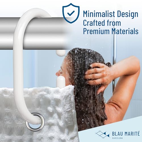 12 Metal Shower Curtain Hooks (12 Count)