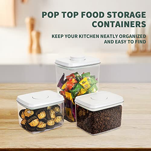 Pop Top Airtight Food Storage Containers