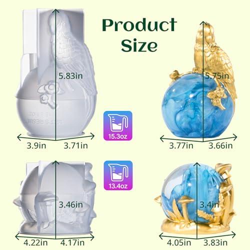 LET’S Resin Crystal Ball Resin Molds
