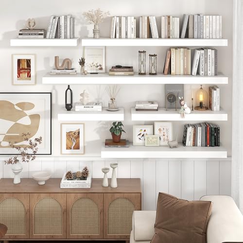 Large Floating Shelves With Invisible Brackets